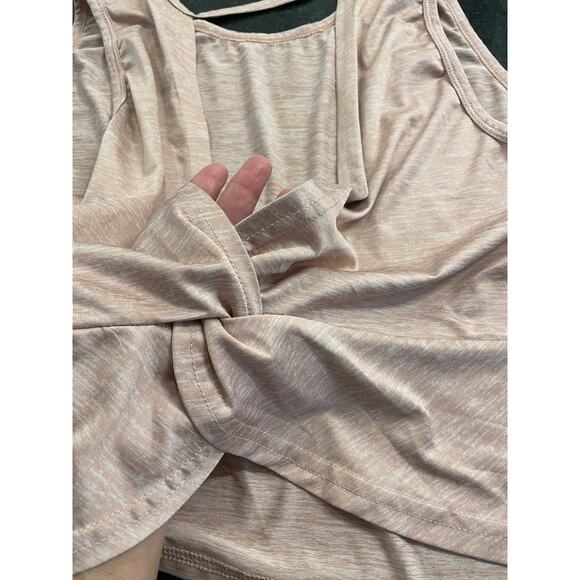 Ictive Pink Sleeveless yoga top with back knot XL - Picture 8 of 8